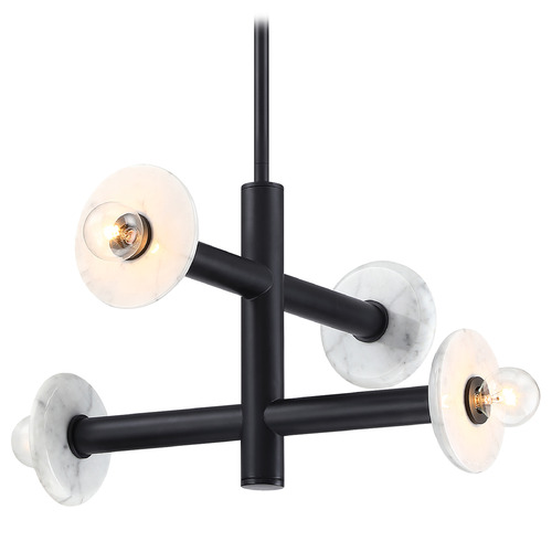 Designers Fountain Lighting Designers Fountain Fina Matte Black Semi-Flushmount Light D325C-SF-MB