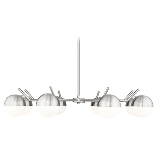 Z-Lite Z-Lite Realm Sphere Brushed Nickel Chandelier 7517-8BN