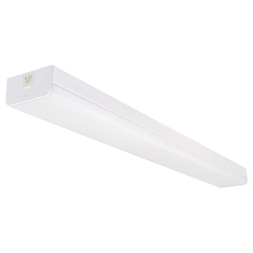 Satco Lighting 4ft Connectible 40W LED Wide Strip with Motion Sensor by Satco Lighting 65/1145