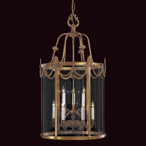 Metropolitan Lighting Pendant with Clear Glass in Dor Gold by Metropolitan Lighting N850909