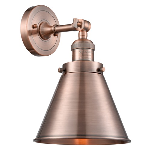 Innovations Lighting Appalachian Antique Copper Sconce by Innovations Lighting 203-AC-M13-AC