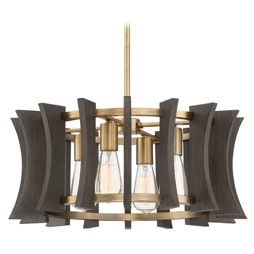 Quoizel Lighting Cordelia Aged Brass Pendant by Quoizel Lighting QOP5196AB