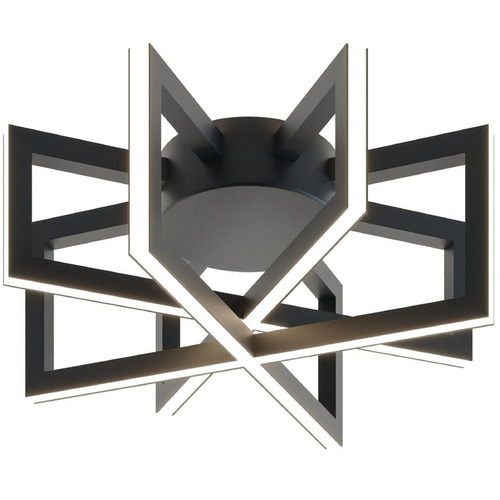 AFX Lighting Afx Lighting Cass Black LED Flushmount Light CSSC13L30D1BK