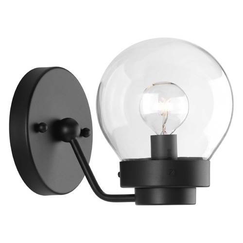 Progress Lighting Spatial Black Sconce by Progress Lighting P300112-031