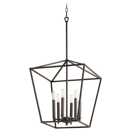 Quorum Lighting Gabriel Oiled Bronze Pendant by Quorum Lighting 604-6-86