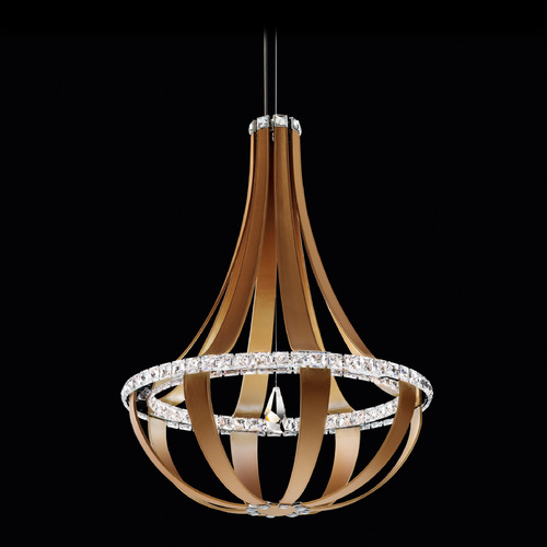 Schonbek Lighting Schonbek Worldwide Lighting Crystal Empire LED Chinook LED Pendant Light SCE120DN-LC1R