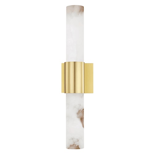 Hudson Valley Lighting Barkley Aged Brass LED Sconce by Hudson Valley Lighting 8210-AGB