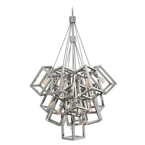 Fredrick Ramond Ensemble 32.50-Inch Pendant in Polished Nickel by Fredrick Ramond FR42449PNI