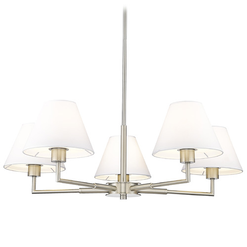 Z-Lite Z-Lite Leila Brushed Nickel Chandelier 744-34R-BN