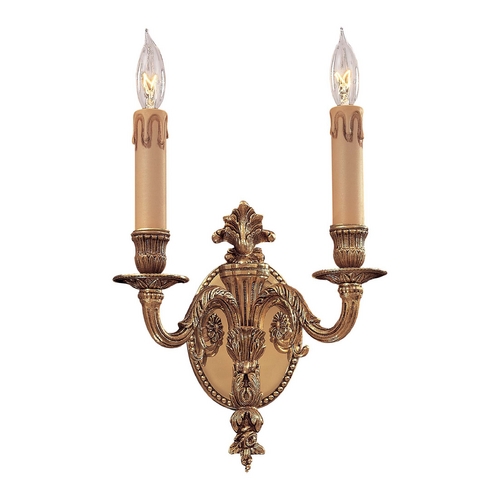 Metropolitan Lighting Sconce Wall Light in French Gold by Metropolitan Lighting N9812