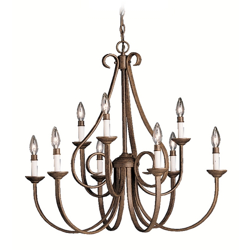Kichler Lighting Dover 32-Inch Chandelier in Tannery Bronze by Kichler Lighting 2031TZ