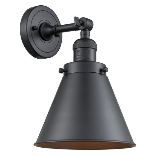 Innovations Lighting Appalachian Matte Black Sconce by Innovations Lighting 203-BK-M13-BK