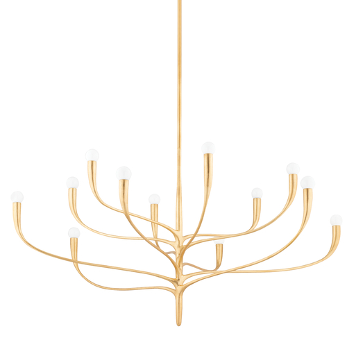 Hudson Valley Lighting Labra 52-Inch Chandelier in Gold Leaf by Hudson Valley Lighting 9612-VGL