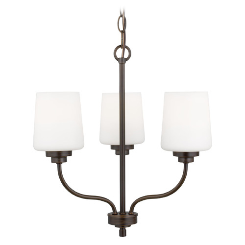Generation Lighting Windom 18-Inch Bronze LED Chandelier by Generation Lighting 3102803EN3-710