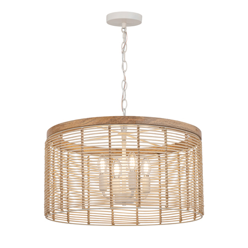 Maxim Lighting Vannerie 20-Inch Pendant in Ecru by Maxim Lighting 22445NAEC