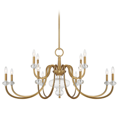 Savoy House Savoy House Lighting Bergdorf Warm Brass Chandelier 1-5803-12-322