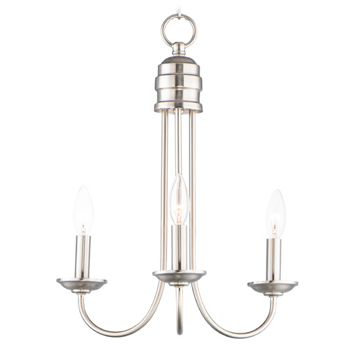 Maxim Lighting Maxim Lighting Logan Satin Nickel Chandelier 10343SN