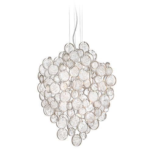 Eurofase Lighting Trento 25-Inch Chandelier in Champagne Silver by Eurofase Lighting 34030-011