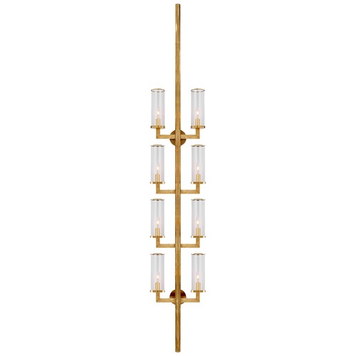 Visual Comfort Signature Collection Kelly Wearstler Liaison Statement Sconce in Brass by Visual Comfort Signature KW2204ABCG