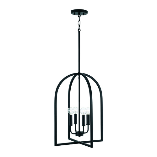 HomePlace by Capital Lighting Lawson Foyer Light in Matte Black by HomePlace by Capital Lighting 548841MB