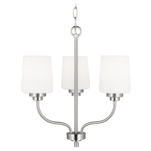 Generation Lighting Windom 18-Inch Brushed Nickel LED Chandelier by Generation Lighting 3102803EN3-962