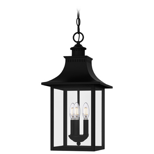 Quoizel Lighting Quoizel Lighting Chancellor Mystic Black Pendant Light CCR1510K