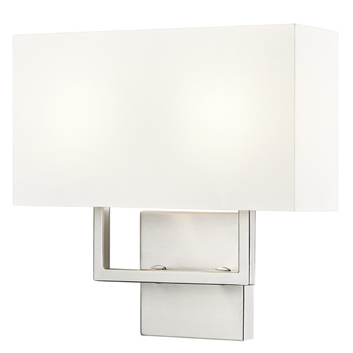 Z-Lite Z-Lite Saxon Brushed Nickel Sconce 815-2S-BN