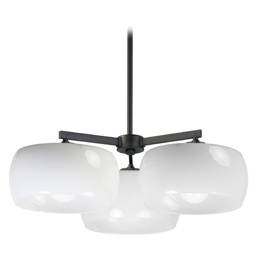 Maxim Lighting Maxim Lighting Glazed Black Chandelier 26143WTBK