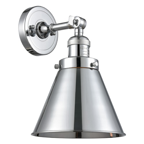 Innovations Lighting Appalachian Polished Chrome Sconce by Innovations Lighting 203-PC-M13-PC