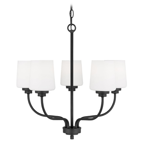 Generation Lighting Windom 20-Inch Midnight Black LED Chandelier by Generation Lighting 3102805EN3-112