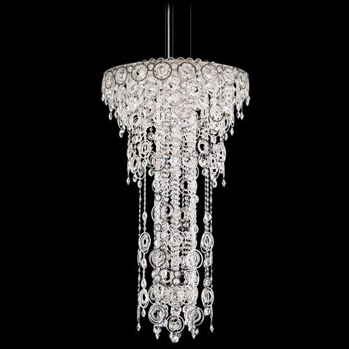 Schonbek Lighting Schonbek Worldwide Lighting Circulus Polished Stainless Steel Pendant Light DR2412N-401O