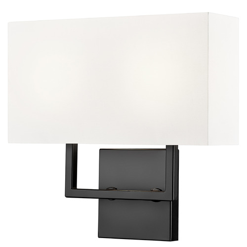 Z-Lite Z-Lite Saxon Matte Black Sconce 815-2S-MB