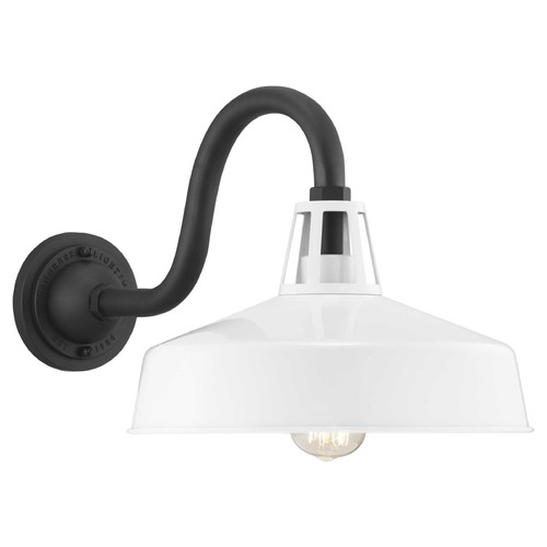 Progress Lighting Cedar Springs White Outdoor Wall Light by Progress Lighting P560091-030