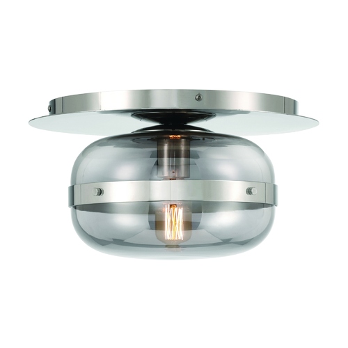 Eurofase Lighting Nottingham 10-Inch Flush Mount in Polished Nickel by Eurofase Lighting 37086-024