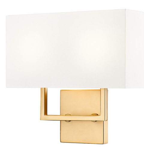Z-Lite Z-Lite Saxon Olde Brass Sconce 815-2S-OBR