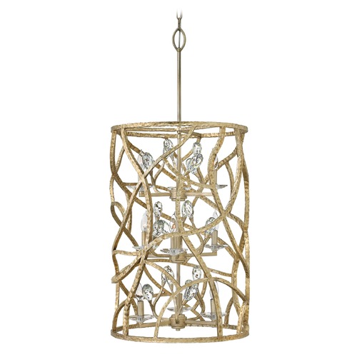 Fredrick Ramond Eve 20-Inch Crystal Pendant in Champagne Gold by Fredrick Ramond FR46808CPG