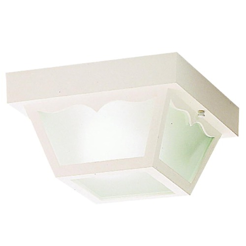 Kichler Lighting Polypropylene 8.25-Inch Flush Mount in White by Kichler Lighting 9320WH