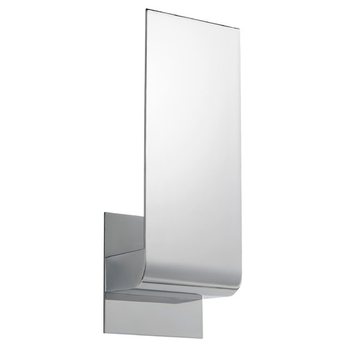 Oxygen Halo Small LED Wall Sconce in Polished Chrome by Oxygen Lighting 3-535-14
