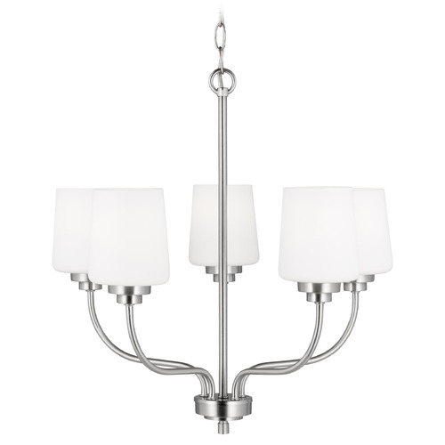 Generation Lighting Windom 20-Inch Brushed Nickel LED Chandelier by Generation Lighting 3102805EN3-962
