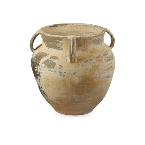 Currey and Company Lighting Agrigento Planter in Antique White by Currey & Company 2200-0063