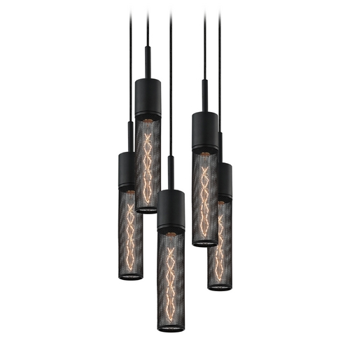 Sonneman Lighting Modern Multi-Light Pendant 5-Lights by Sonneman Lighting 4941.97-5