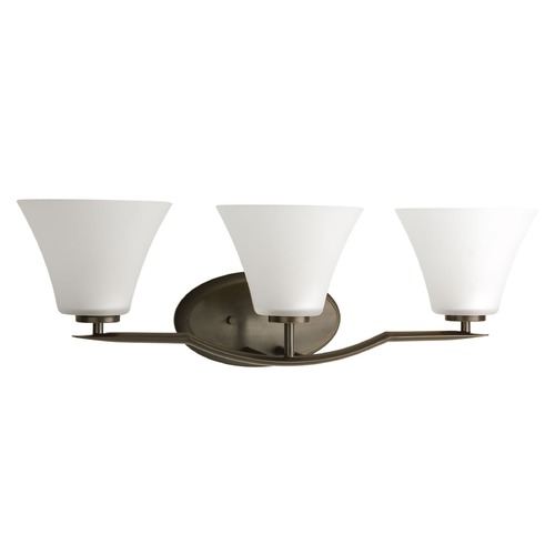 Progress Lighting Bravo Antique Bronze Bathroom Light by Progress Lighting P2006-20W