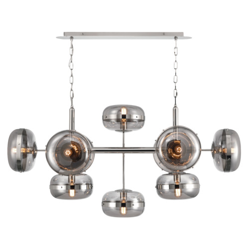 Eurofase Lighting Nottingham 54-Inch Linear Chandelier in Nickel by Eurofase Lighting 37089-029