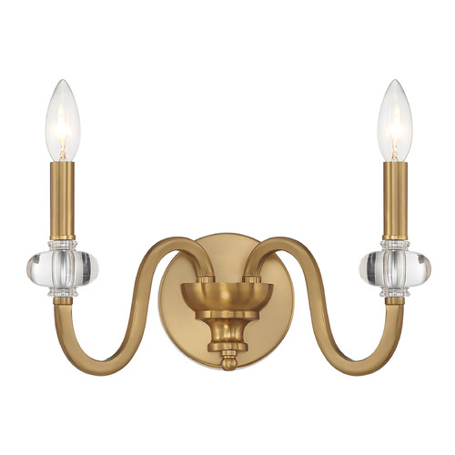 Savoy House Savoy House Lighting Bergdorf Warm Brass Sconce 9-5800-2-322