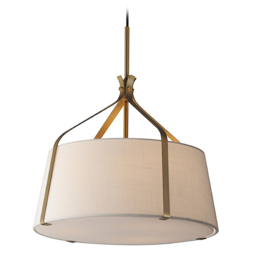 Maxim Lighting Maxim Lighting Bandera Natural Aged Brass Pendant Light with Empire Shade 16182WLNAB