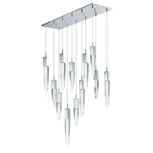 ET2 Lighting Quartz 12-Light LED Pendant in Polished Chrome by ET2 Lighting E31248-20PC