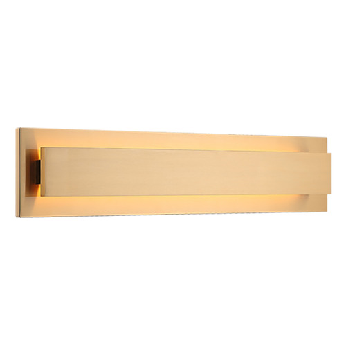 Matteo Lighting Baretta Aged Gold Brass LED Sconce by Matteo Lighting S11118AG