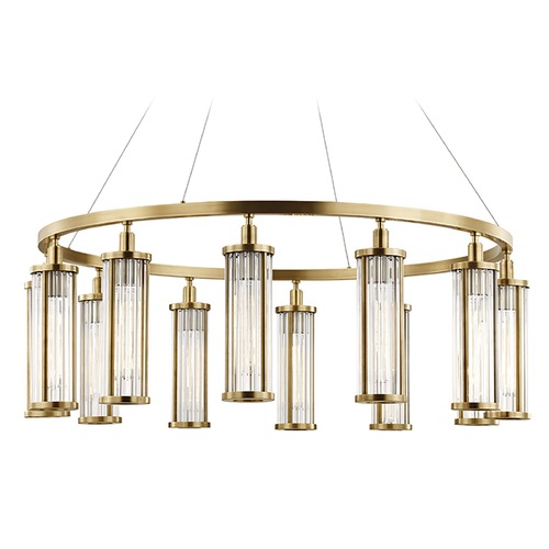 Hudson Valley Lighting Marley Aged Brass Chandelier by Hudson Valley Lighting 9142-AGB