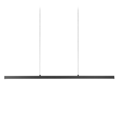 Kuzco Lighting Modern Black LED Pendant with Frosted Shade 3000K 1609LM by Kuzco Lighting LP10345-BK