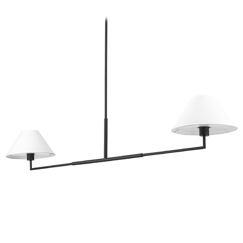 Z-Lite Z-Lite Leila Matte Black Island Light 744-62L-MB